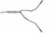 2004-2008 Ford F-150 4.6 + 5.4  5 1/2' Bed Super Crew + 6 1/2' Bed Super Cab Gibson Performance Extreme DUAL Cat-Back Exhaust (Stainless)