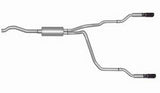 1998-2011 Ford Ranger + Mazda Pickup 2.5, 3.0, 4.0 Extended Cab 6' Bed Gibson Performance DUAL Cat-Back Exhaust (Aluminized)