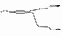 1998-2011 Ford Ranger + Mazda Pickup 2.5, 3.0, 4.0 Extended Cab 6' Bed Gibson Performance DUAL Cat-Back Exhaust (Aluminized)