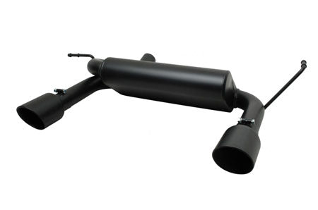 2007-2017 Jeep Wrangler 3.8 + 3.6 Gibson Performance Cat-Back Exhaust (Black)