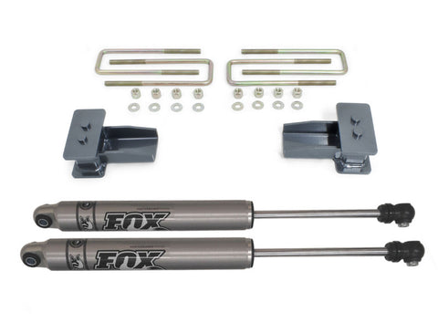 MaxTrac 2" BLOCKS/U-BOLTS, FOX SHOCKS