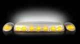 RECON Clear LED Truck Cab Roof Lights 2002-2006 Chevy Silverado / GMC Sierra