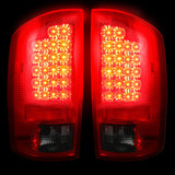 2007-2008 Dodge Ram 1500 AND 2007-2009 Dodge Ram 2500/3500 Red/Smoked Recon LED Tail Lights