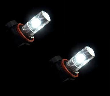 H3 Optic 360 High Power CREE LED Fog Light Bulbs (Pair) by Putco Lighting