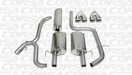 2000-2005 Chevrolet Impala 3.4 + 3.8 V6 Corsa Touring Cat-Back Exhaust