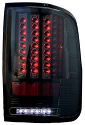 2004-2008 Ford F150 IPCW Black LED Tail Lights