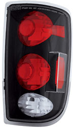 IPCW Tail Lights Black 1995-2004 Chevy Blazer / GMC Jimmy and 1998-2000 GMC Envoy