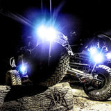 Rigid Industries 6 Piece Pro LED Rock Light Kit Blue