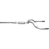 2015-2018 GMC Yukon XL 1500 6.2 V8 AWD Gibson 3 1/2" DUAL Performance Cat-Back Exhaust (Aluminized)