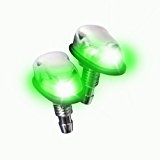 Streetglow LED Washer Nozzle Lights (Green Pair)