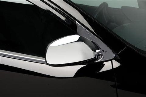 2010-2013 Kia Forte w/o LED opening Chrome Mirror Covers by Putco