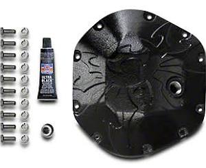 2000-2016 Jeep Wrangler / Dana 44 Axle Bombshell Differential Cover (Powder Coat Black) by Poison Spyder Customs