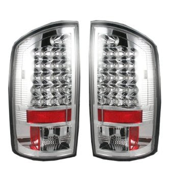 2002-2006 Dodge Ram 1500 + 2003-2006 Dodge Ram 2500/3500 Clear Recon LED Tail Lights
