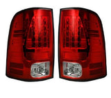 2009-2014 Dodge Ram 1500 AND 2010-2014 Dodge Ram 2500/3500 Red  Recon LED Tail Lights