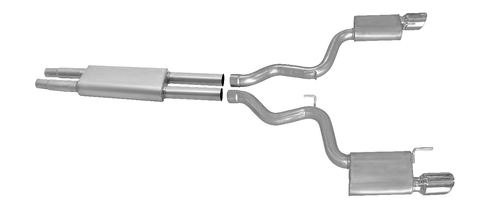 2015-2017 Ford Mustang 3.7 V6 Gibson Performance Cat-Back Exhaust (Stainless)