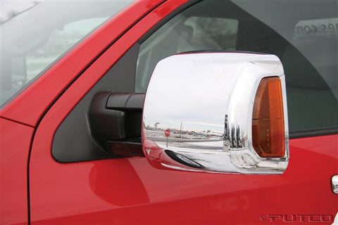 2007-2013 Toyota Tundra (Models w/ OEM Towing Mirrors) Chrome Mirror Covers by Putco