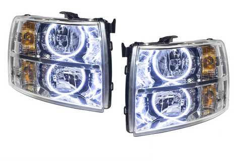 2007-2013 Chevy Silverado Oracle Halo Headlights (Complete Assemblies)