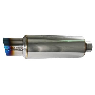 Injen Universal Titanium Tip Muffler 3" Inlet 4" Tip