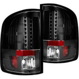 2007-2013 Chevy Silverado Smoked Recon LED Tail Lights