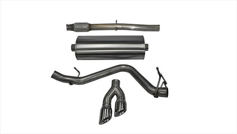 2014-2018 Chevrolet Silverado GMC Sierra (1500 5.3 V8) Crew Cab/Short Bed Double Cab/Standard Bed 143.5" Wheelbase Corsa Touring Cat-Back Exhaust