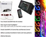 1988-1998 GMC CK Trucks Color Changing LED Headlight Halo Kit w/2.0 Remote by Oracle Lighting