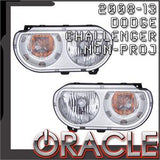 2008-2014 Dodge Challenger (Models w/ NON Projector Headlights Only) Oracle Halo Headlights (Complete Assemblies)