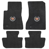 2011-2015 Cadillac CTS 2WD Coupe "Cadillac Logo" Ultimats Front and Back Seat Floor Mats (Ebony) by Lloyd Mats