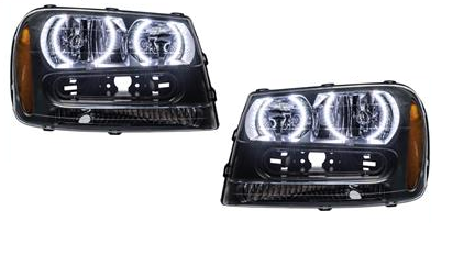 2002-2009 Chevy Trailblazer Oracle Halo Headlights (Complete Assemblies)