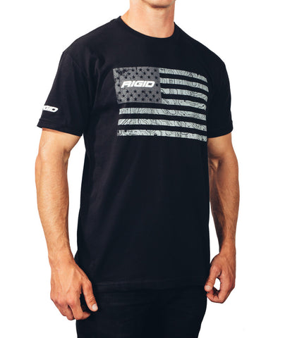 Rigid Industries "Tech Flag" T-Shirt Black XL