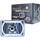 7x6 (7" x 6") Sealed Beam Retrofit Oracle Halo Headlight Complete Assembly (Each)