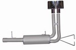 1999-2004 Ford F-250 F-350 SuperDuty 5.4 AND 6.8 (Crew Cab 6 1/2' Bed) Gibson Super Truck 3" Cat-Back Exhaust (Aluminized)