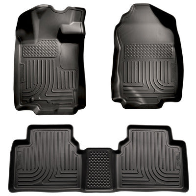 2010-2012 Ford Fusion, Mercury Milan, Lincoln MKZ Husky WeatherBeater FRONT + BACK SEAT Floor Liners