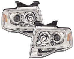 2007-2013 Ford Expedition IPCW Projector Headlights (Pair) w/ DRL