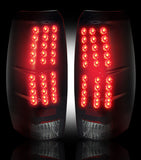 2007-2013 Chevy Avalanche Smoke/Red Recon LED Tail Lights