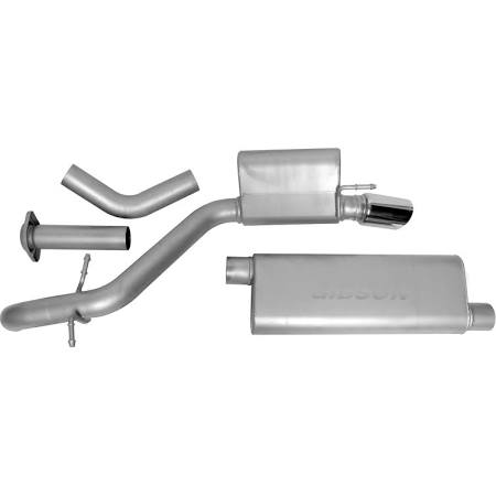 2005-2010 Jeep Grand Cherokee 4Door 5.7 V8 4WD Gibson Performance Cat-Back Exhaust (Stainless)