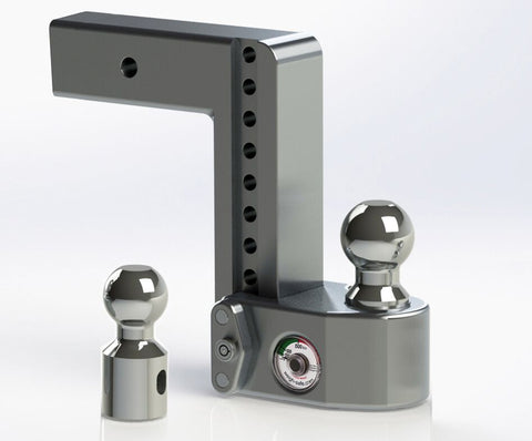 Weigh Safe Hitch w/ Scale Adjustable 8" Drop Hitch (Fits 2.5" Receivers)