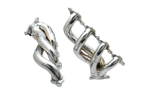 2014-2016 Chevy Silverado GMC Sierra 1500 + 2015-2017 Chevy Tahoe + Suburban + Escalade 5.3 + 6.2 V8 Gibson Performance Nickel Chrome Plated Headers
