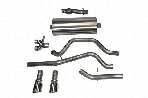 2014-2018 Chevrolet Silverado GMC Sierra 1500 5.3 V8 Regular Cab/Standard Bed 119" Wheelbase Corsa Sport Cat-Back Exhaust