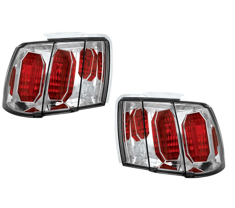 IPCW Tail Lights Clear 1999-2004 Ford Mustang