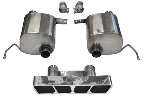 2014-2018 Chevy Corvette C7 6.2 V8 Polygon "Tail Light" Tip Corsa Sport Valve-Back Exhaust