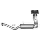 2002-2006 Chevy Silverado GMC Sierra 1500 4.3 4.8 5.3 2WD Extended Cab 8' Bed Gibson Super Truck Cat-Back Exhaust (Stainless)