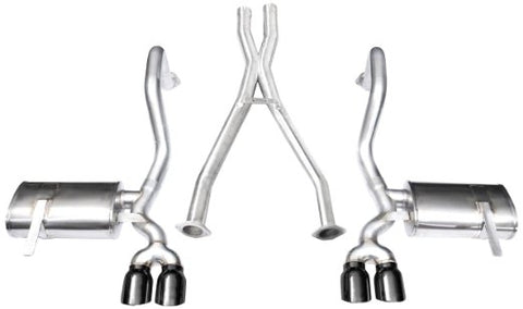 1997-2004 Chevrolet Corvette C5 and Z06 5.7L V8 Corsa Xtreme Cat-Back Exhaust + X Pipe BLACK
