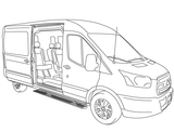 2014-2017 Ford Transit AMP Research PowerStep Electric Running Boards