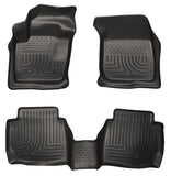 2013-2015 Ford Fusion FWD (Non Hybrid) + Lincoln MKZ Husky WeatherBeater FRONT + BACK SEAT Floor Liners