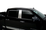 2014-2015 Chevy Silverado 1500 Double Cab Only (Set of 4) Putco Element Tinted Window Visors