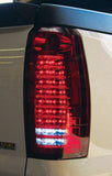 2007-2011 Chevy Avalanche IPCW Fiber Optic / LED Tail Lights Clear