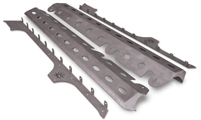 2007-2016 Jeep Wrangler (4 Door Models) Brawler Rockers Aluminum Rocker Armor by Poison Spyder Customs