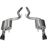 2015-2017 Ford Mustang GT 5.0 V8 Coupe Corsa Sport Axle-Back Exhaust BLACK