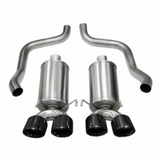 2009-2013 Chevrolet Corvette C6 6.2 V8 Corsa Sport Axle-Back Exhaust BLACK
