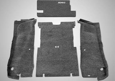 2003-2006 Jeep Wrangler LJ Unlimited BedRug 4pc Rear Cargo Floor Liner Kit